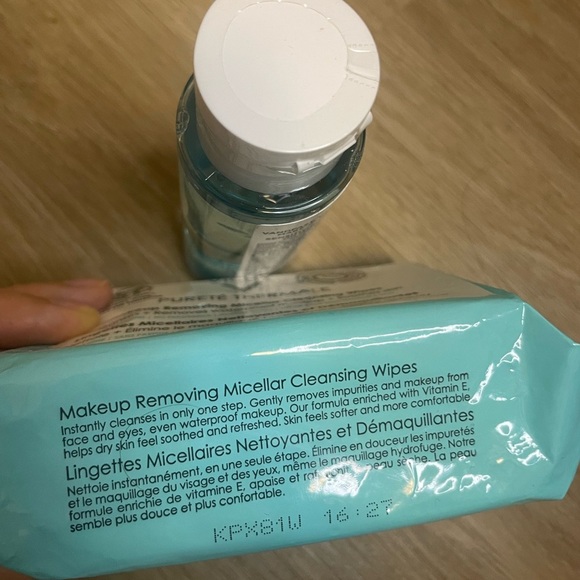 Set 2 Vichy - Makeup Remover-Waterproof Eye, Cleansing Wipes - Picture 3 of 4